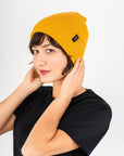 Beanie Senfgelb