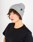 Beanie Hellgrau