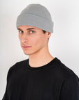 Beanie Hellgrau
