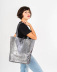 Tote Bag Anthrazit Metallic