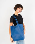Tote Bag Royalblau