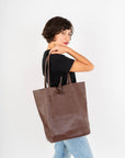 Tote Bag Dunkelbraun
