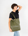 Tote Bag Olivegrün