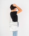 Clutch Silber Metallic