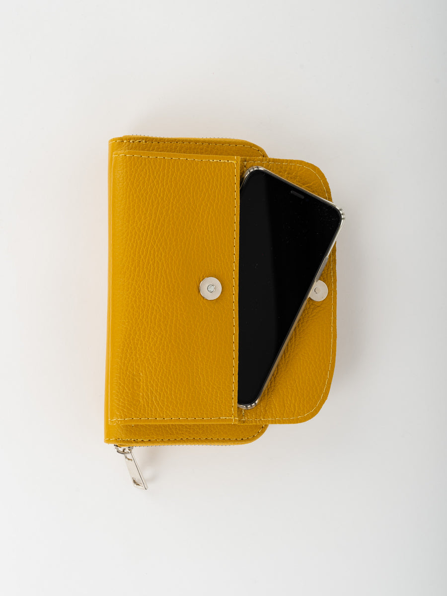 Wallet & Smartphone Bag Senfgelb